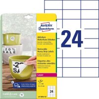 AVERY Zweckform wetterfeste Folienetiketten L4718REV-20...