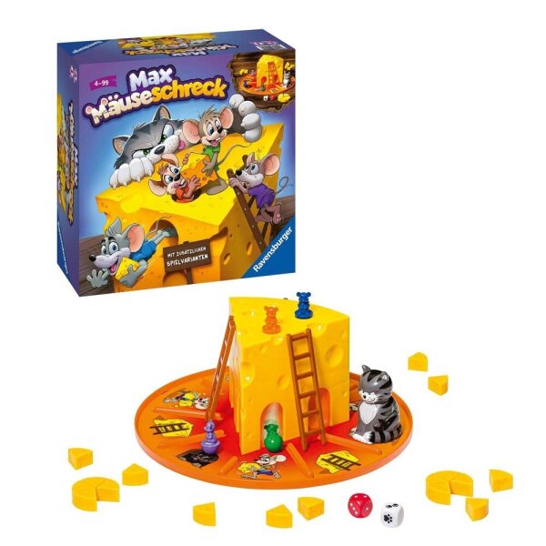 Ravensburger Max Mäuseschreck Geschicklichkeitsspiel, 1 St.