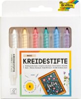 folia Kreidestifte farbsortiert 6 St.
