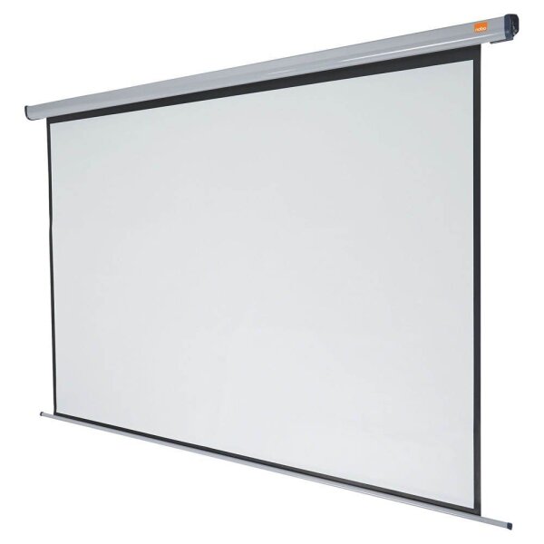 nobo elektrische Rolloleinwand 4:3, 240 x 180 cm Projektionsfläche
