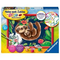 Ravensburger Malen-nach-Zahlen Niedliche Faultiere...