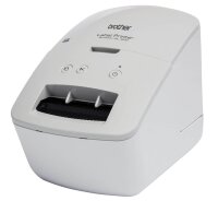 brother QL-600G Etikettendrucker weiß, grau