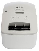 brother QL-600G Etikettendrucker weiß, grau