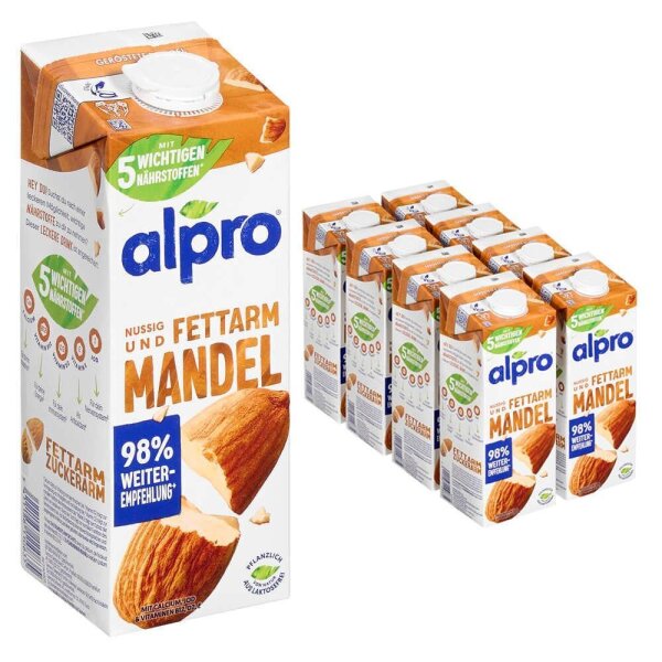 alpro® Original Mandeldrink 8x 1,0 l
