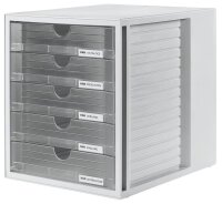 HAN Schubladenbox System-Box  transparent 1450-63D, DIN...