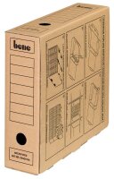 bene Archivboxen braun 8,0 x 29,0 x 33,0 cm, 20 St.