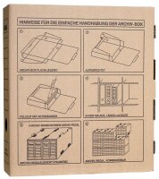 bene Archivboxen braun 8,0 x 29,0 x 33,0 cm, 20 St.