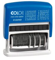 COLOP Datumstempel mit Text Mini-Info-Dater S120/WD...