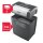 Rexel Momentum X406 Aktenvernichter mit Partikelschnitt P-4, 4 x 28 mm, bis 6 Blatt, schwarz
