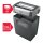 Rexel Momentum X410 Aktenvernichter mit Partikelschnitt P-4, 4 x 28 mm, bis 10 Blatt, schwarz