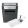 Rexel Momentum X312 Aktenvernichter mit Partikelschnitt P-3, 5 x 42 mm, bis 12 Blatt, schwarz