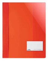 DURABLE Schnellhefter Kunststoff rot DIN A4...