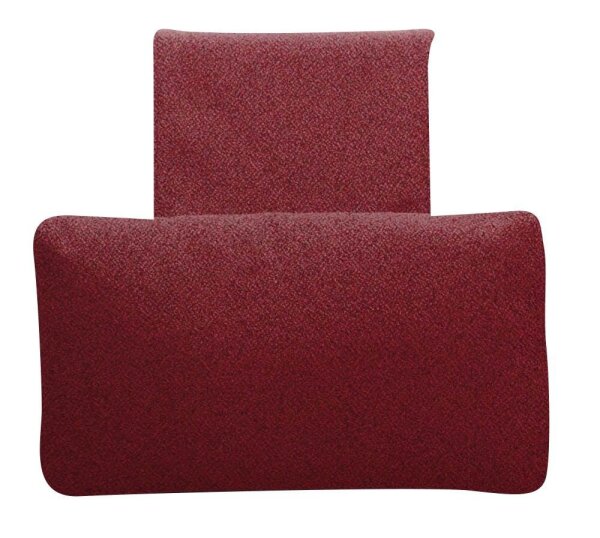 DOMO Collection Kissen bordeaux 25,0 x 40,0 cm, 1 St.