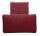 DOMO Collection Kissen bordeaux 25,0 x 40,0 cm, 1 St.