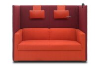 DOMO Collection Kissen orange 25,0 x 40,0 cm, 1 St.