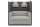 DOMO Collection Kissen silber 25,0 x 40,0 cm, 1 St.