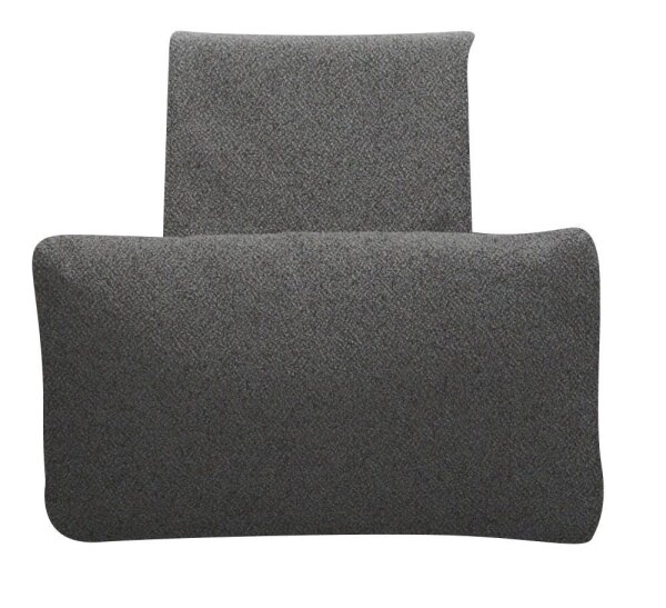 DOMO Collection Kissen dunkelgrau 25,0 x 40,0 cm, 1 St.