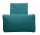 DOMO Collection Kissen petrol 25,0 x 40,0 cm, 1 St.