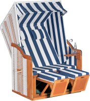 Sunny Smart® Strandkorb Rustikal 50 Plus blau,...