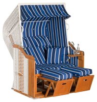 Sunny Smart® Strandkorb Rustikal 250 Plus blau,...