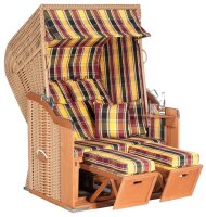 Sunny Smart® Strandkorb Rustikal 250 Plus braun,...