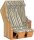 Sunny Smart® Strandkorb Rustikal 50 Plus grau, weiß, gestreift, beige Kunststoff, Holz, 7-teilig
