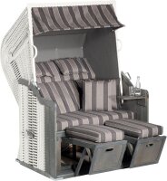 Sunny Smart® Strandkorb Rustikal 255 Plus anthrazit,...