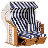 Sunny Smart® Strandkorb Rustikal 250XL Plus blau,...