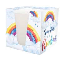 RNK-Verlag Zettelbox Rainbow weiß inkl. ca. 900...