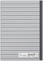 RNK-Verlag Notizbuch Punkte DIN A5 kariert, grau Hardcover 192 Seiten, 1 St.