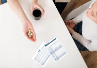 RNK-Verlag Ersatzblock DIN A6 Würfelspiel, 3 Block
