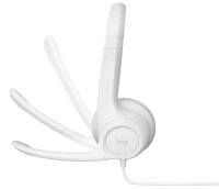 Logitech H390 USB-Headset grau, weiß