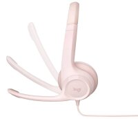 Logitech H390 USB-Headset rosa