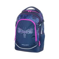 Walker Schulrucksack Fame 2.0 Magic Dragonfly Kunstfaser...