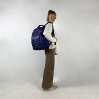 Walker Schulrucksack Fame 2.0 Magic Dragonfly Kunstfaser dunkelblau