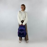 Walker Schulrucksack Fame 2.0 Magic Dragonfly Kunstfaser dunkelblau