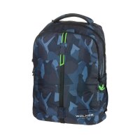 Walker Schulrucksack Elite 2.0 Camo Kunstfaser...