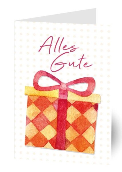 LUMA Geburtstagskarte Handmade Geschenk LUHM11 DIN B6, 1 St.