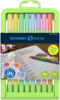 Schneider Line-Up Fineliner farbsortiert 0,4 mm, 8 St.