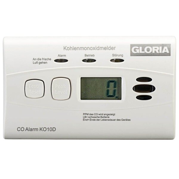 GLORIA K010D Kohlenmonoxidmelder, 1 St.