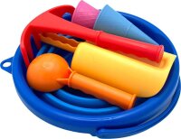 SCHILDKRÖT® Sandspielzeug-Set Eimer faltbar blau, 1 Set