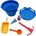 SCHILDKRÖT® Sandspielzeug-Set Eimer faltbar blau, 1 Set