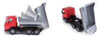 LENA Worxx Muldenkipper Mercedes Benz Arocs Sandfahrzeug rot