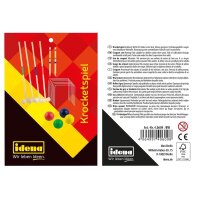 Idena Krocketspiel braun