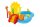 Bestway® Planschbecken Wasserspiel Wild West 278,0 l mehrfarbig 264,0 x 188,0 x 140,0 cm