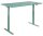 Topstar E-Table elektrisch höhenverstellbarer Schreibtisch mintgrün rechteckig, T-Fuß-Gestell grün 160,0 x 80,0 cm