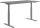 Topstar E-Table elektrisch höhenverstellbarer Schreibtisch grau rechteckig, T-Fuß-Gestell grau 160,0 x 80,0 cm