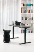 Topstar E-Table elektrisch höhenverstellbarer Schreibtisch schwarz rechteckig, T-Fuß-Gestell schwarz 160,0 x 80,0 cm