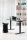 Topstar E-Table elektrisch höhenverstellbarer Schreibtisch schwarz rechteckig, T-Fuß-Gestell schwarz 160,0 x 80,0 cm