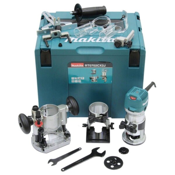 makita RT0702CX2J Oberfräse 710 W